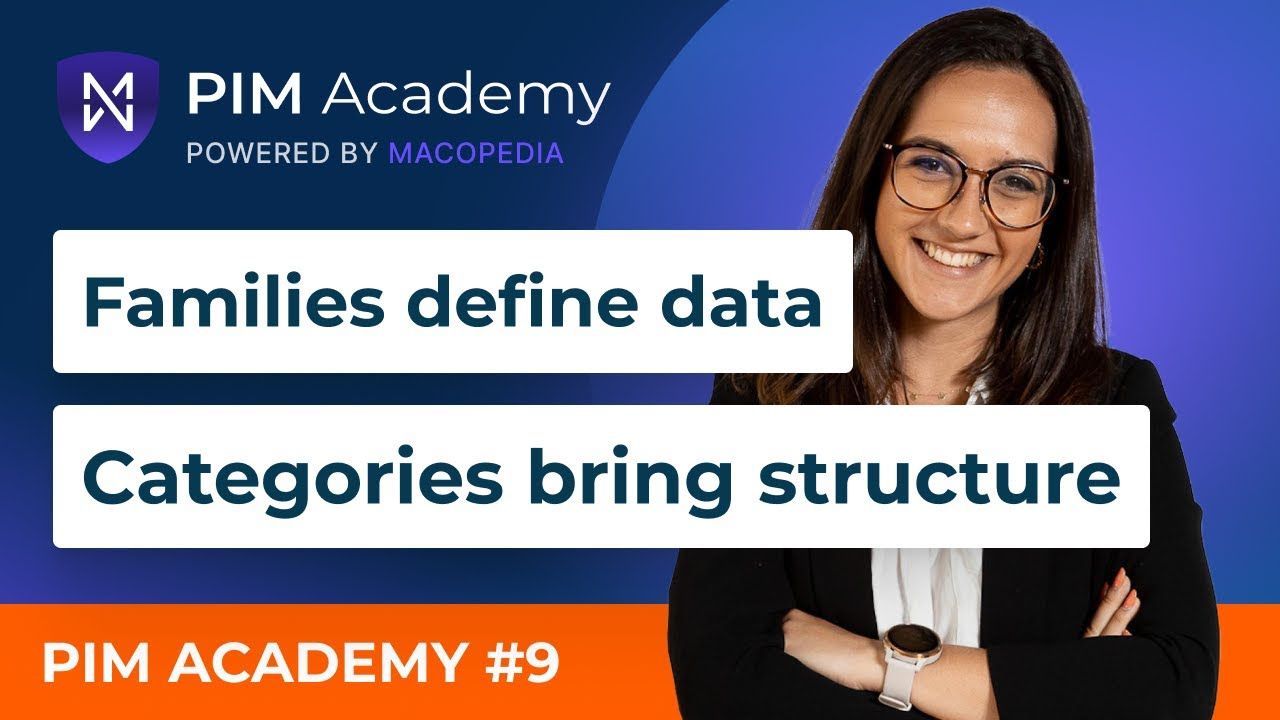 Families vs categories in PIM: what is the difference