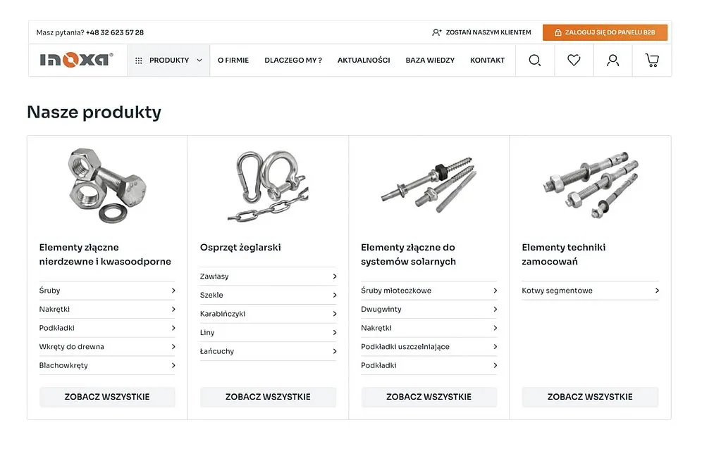 Inoxa Produkte