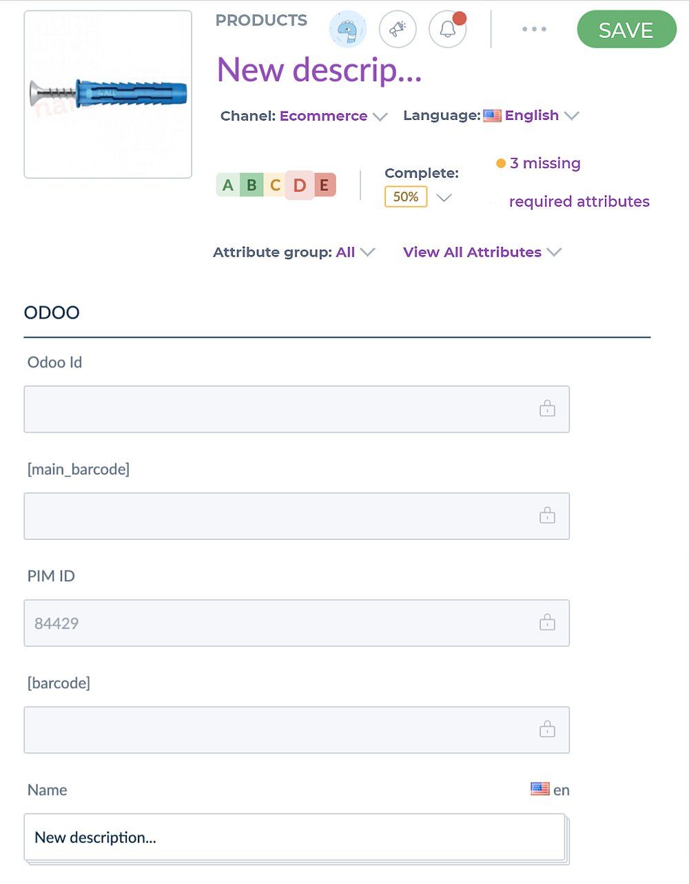 Now you should be able to see the default value of the "name" field that we added