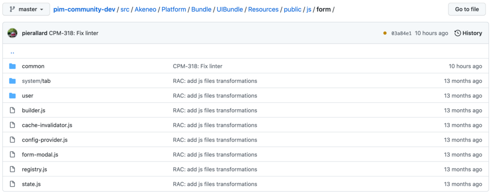 GitHub Akeneo files 2