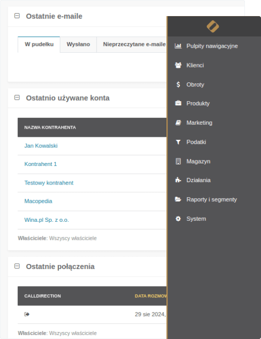 OroCommerce admin panel