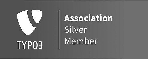 Odznaka TYPO3 Association Silver Member