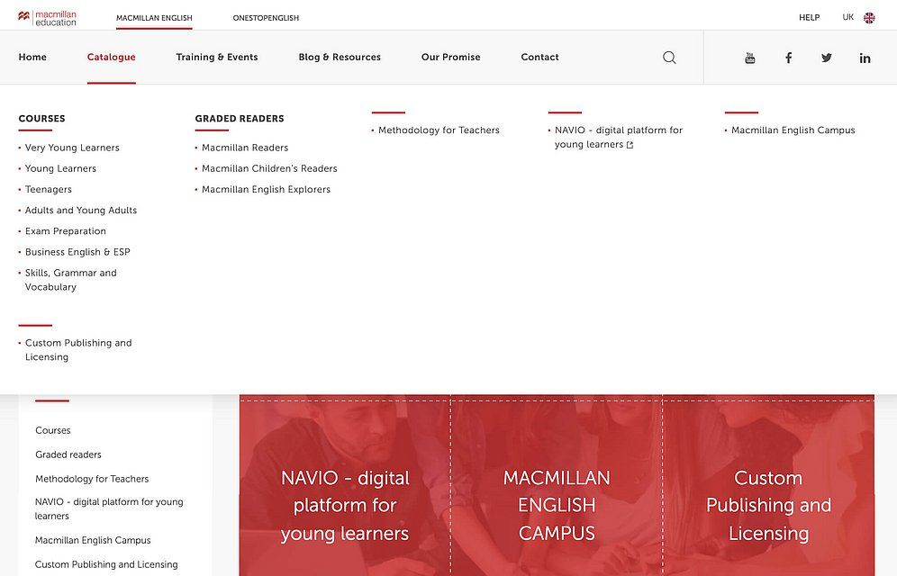 Macmillan Education Homepage
