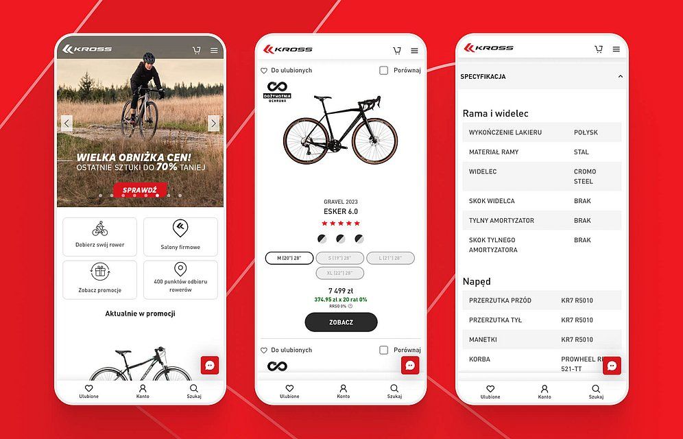 Kross mobile website