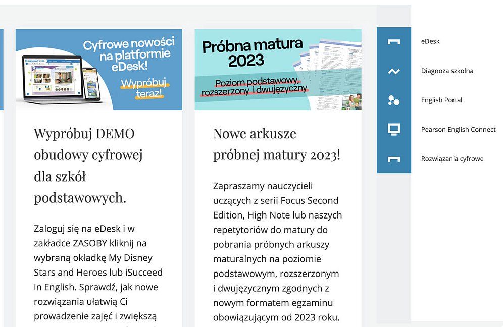 Pearson website