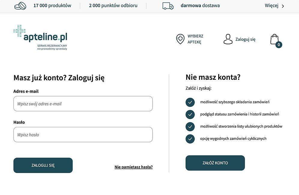 Apteline login